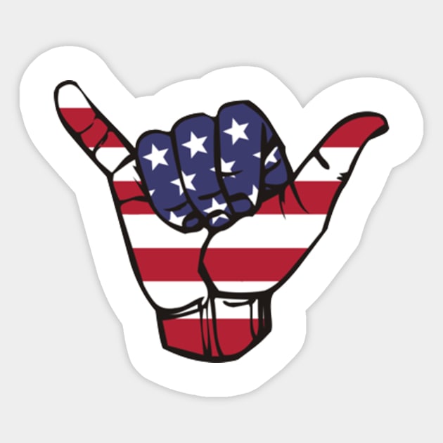 American Hands Sticker by Therealcandido